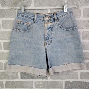 Arizona Jean Company Vintage 90's Light Wash Jean Shorts Jorts Junior's Size 7